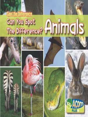 cover image of Spot the Difference Animals